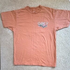 Obey Men's Coral Graphic Tee